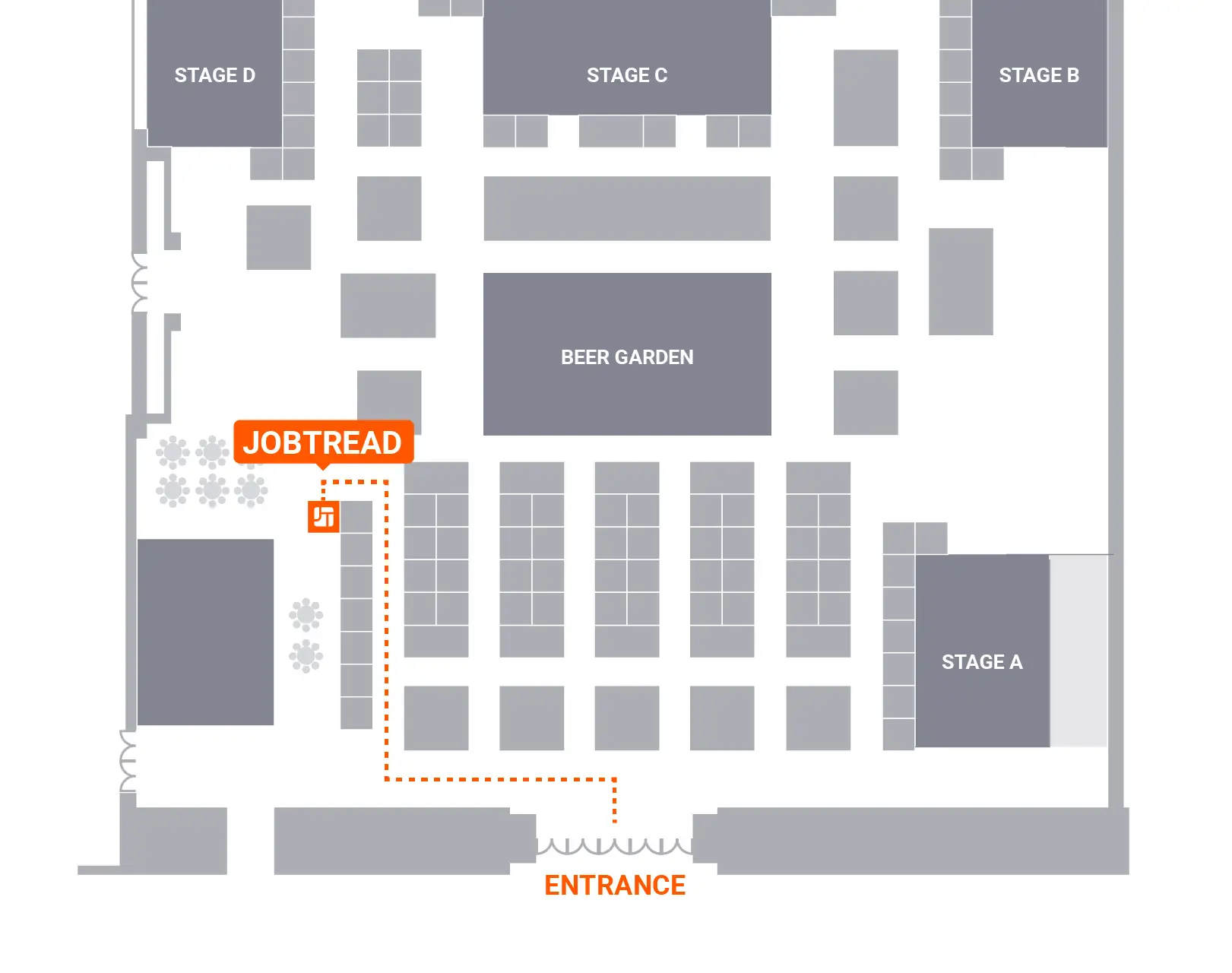 Map of IBS 2025 Exhibit Hall