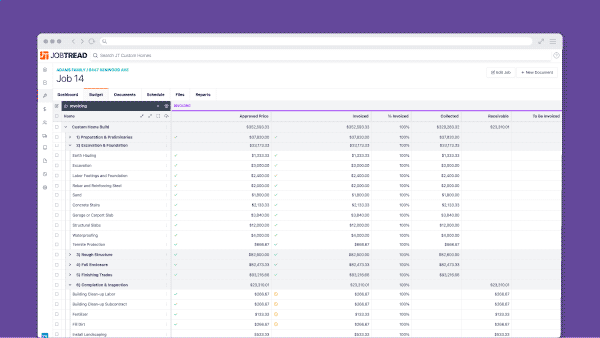 Construction Invoicing