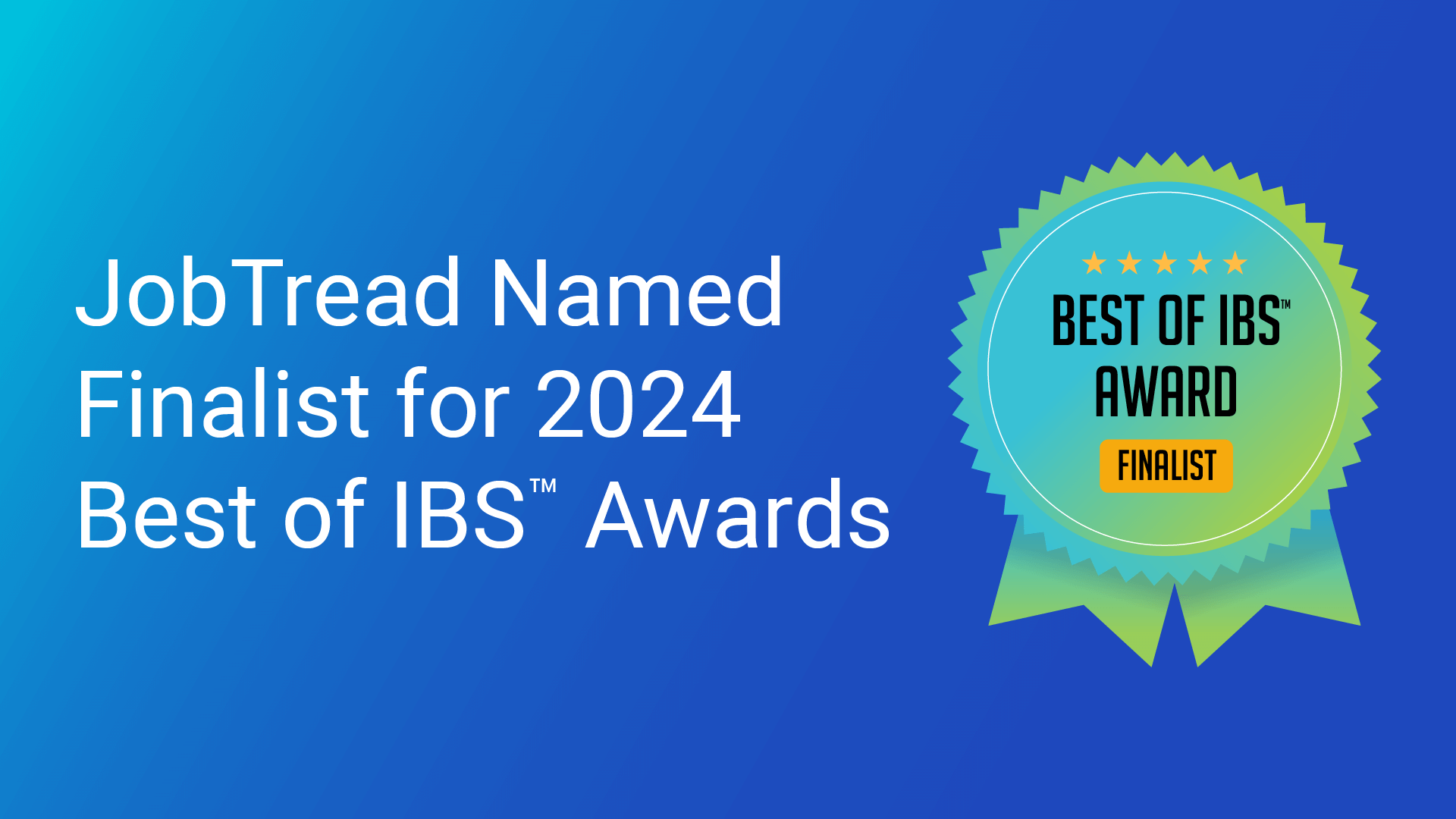 jobread finalist for 2024 best of international builder show awards