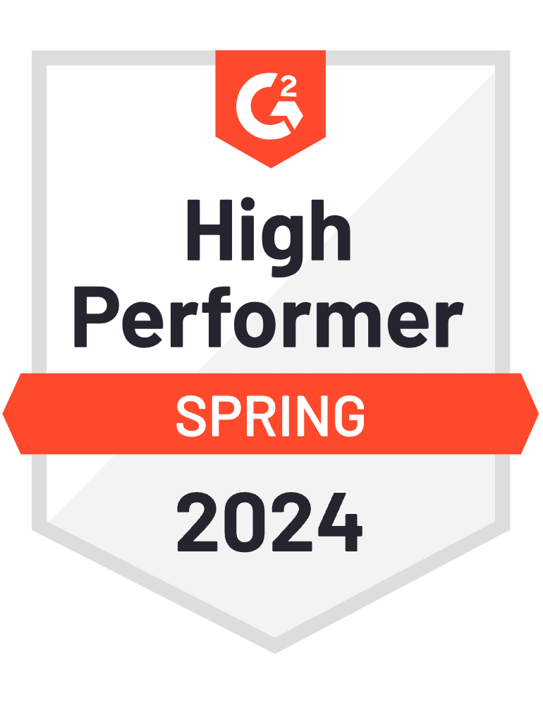 G2 Award: High Performer