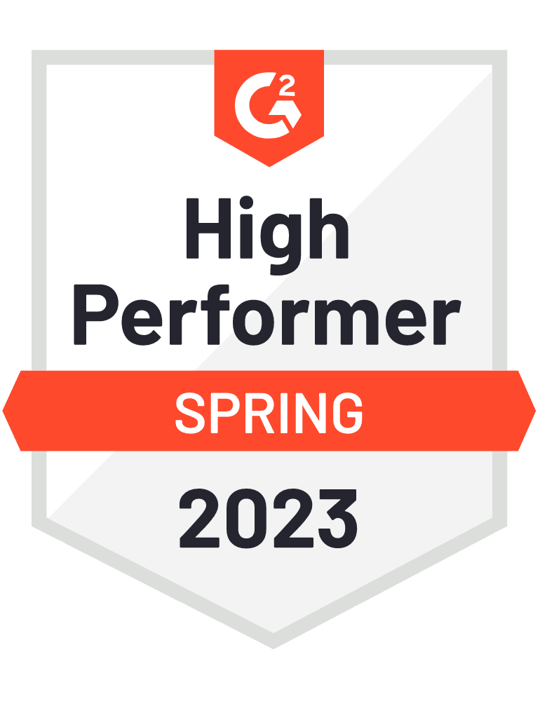 G2 Award: High Performer