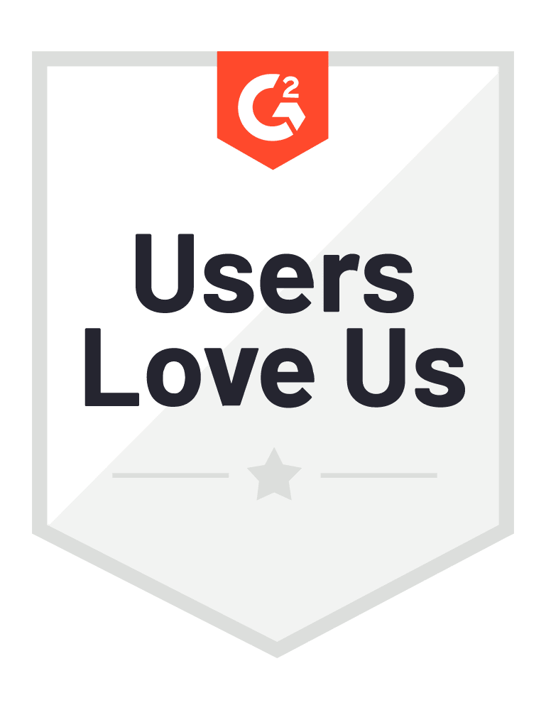 G2 Award: Users Love Us