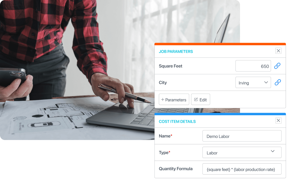 JobTread Formulas and Parameters Feature