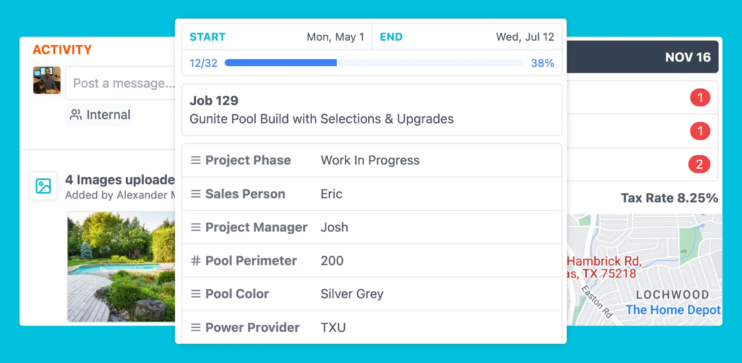 Pool Construction Management Software