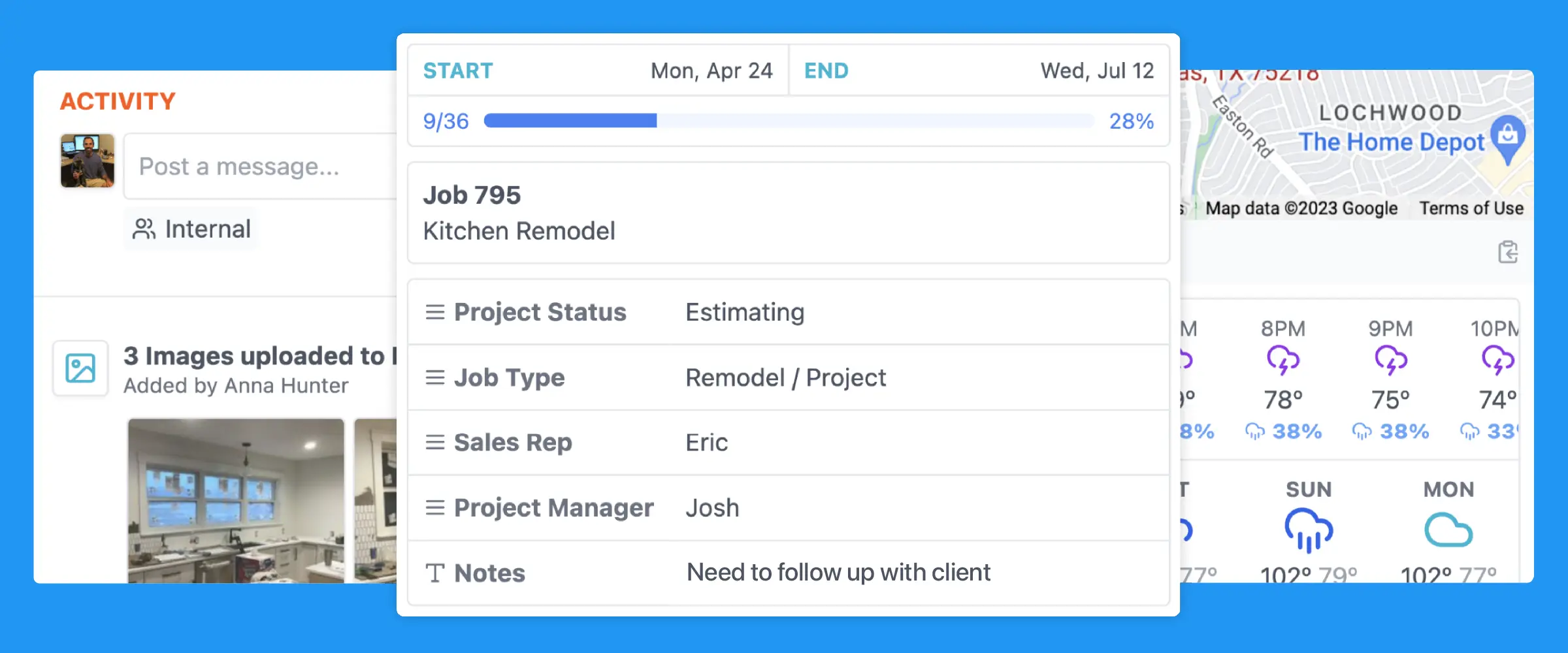 Simple Construction Project Management